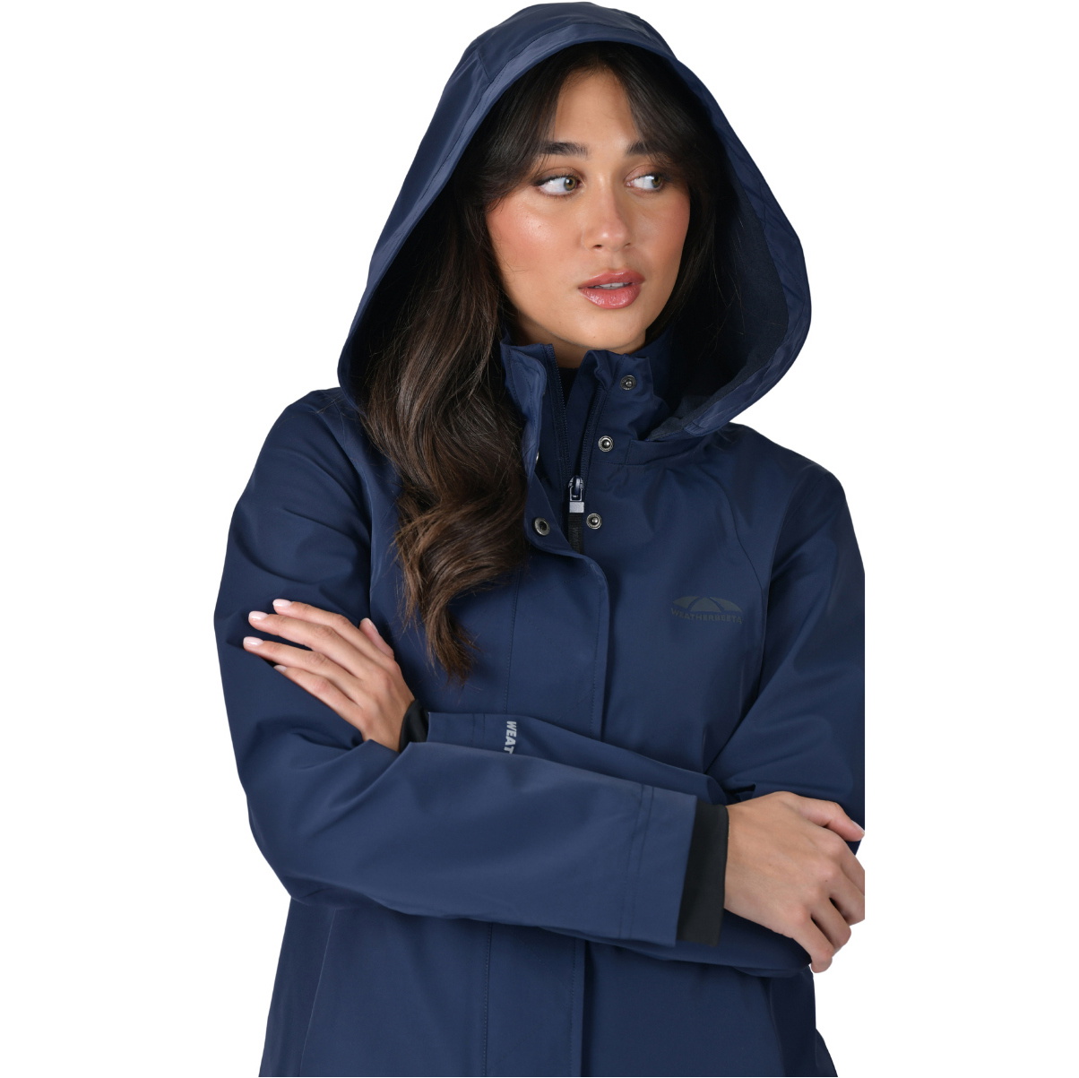 2026 WeatherBeeta Womens Protect Waterproof Riding Jacket 1029987 - Navy